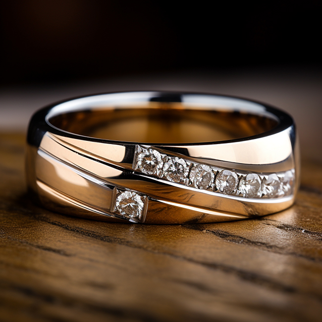 How to choose a diamond wedding ring for a man