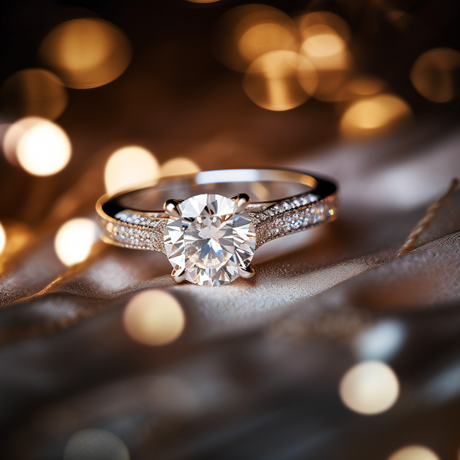 How to decide between a single diamond or multiple diamonds for a wedding ring