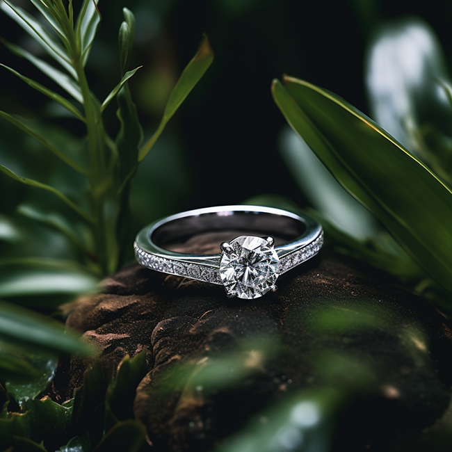 What are the benefits of a pave diamond wedding ring