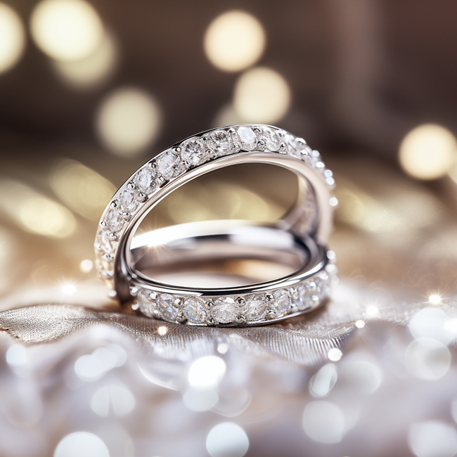 What are the differences between lab-grown and natural diamonds for wedding rings