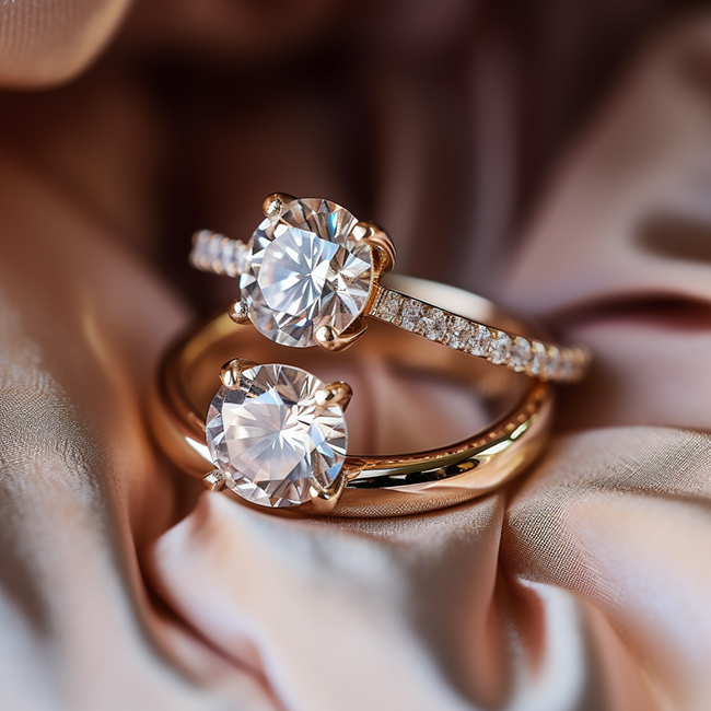 What are the pros and cons of solitaire diamond wedding rings